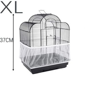 Universal Bird Cage Cover Adjustable Nylon Mesh Birdcage Cover Airy Mesh Parrot Bird Cage Net