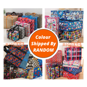 (Whole Sale) Beg Guni Besar Berzip Tebal Laundry Bag Waterproof Large Storage Beg Balik Kampung Murah Travel Bag 搬家大袋子 搬家收纳袋