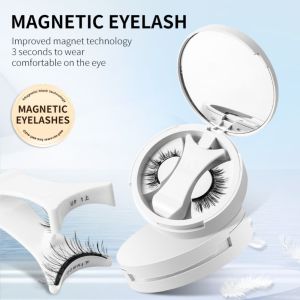 DEANRE Sweet ic False Eyelashes with Mirror No Glue Dual ic Lashes Professional Glue-Free Reusable Eyelash Extension Makeup Tool