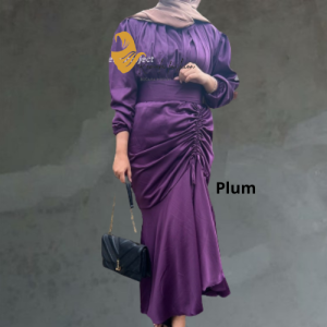 NEW Vennya Dress Silk Dress wanita kondangan bridesmaid dress pesta gamis baju kondangan serut gamis wanita dress satin ukuran M L XL XXL fashion wanita muslim remaja gamis wanita terbaru 2023 kekinian modern best seller murah dress maksi premiumCOD-KL