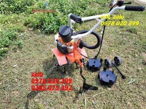 Máy cày rãnh xới đất động cơ 4 thi mini