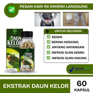 Obat Kencing Terus Menerus Pria - Kapsul Daun Kelor Asli BPOM
