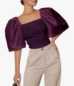 Modern Filipianiana Graduation Wedding Anniversary Birthday Puff Big  Sleeves Top Blouse   - xs to large - classy and elegant - timeless top - casual or party top - classic top - super kapal ng tela - hindi kayo magsisi - our aim is to produce quality clo