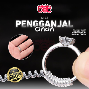 [BEC] Alat Pengganjal Cincin - Silicone Spiral Ring Adjuster | Pengatur Ukuran Cincin Kebesaran
