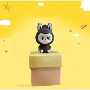 Móc khóa Labubu vô tri móc khóa bàn phím cơ móc khóa dễ thương có âm thanh vui nhộn hottrend - Happy Home 4U