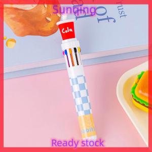 SQ Stationery [Flash Sale] Phim hoạt hình capybara Bút Bi 10 màu dễ thương 0.5mm đầy màu sắc mực gel bút văn phòng cung cấp văn phòng phẩm bút nhiều màu