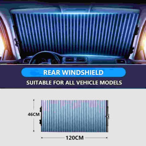 VANA Car Sunshade Window Sun Shade Car Curtain Sun Protection Foldable Retractable Windshield Cover