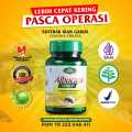 Kapsul Albucaps BPOM Obat Herbal Alami Penghilang Bekas Luka Kapsul Ikan Gabus Penyembuh Luka Pasca Operasi Pengering Luka Bekas Jahitan Luka Bakar Kapsul Herbal Alami Ekstrak Ikan Gabus Original ( Beli 2 Gratis 1 Box Susu Kambing Laziz ). 