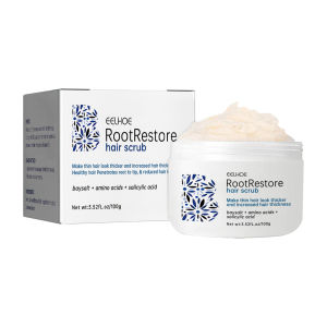 Eelhoe Root Restore Hair Scrub Moisturizes Nourishing Repair Roots Organic Plant Extract Scalp Scrub Anti-Hair Loss Deep Cleansing Oil And Dirt Damaged Hair Care Scrub