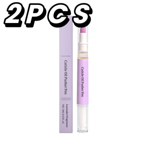 new Cuticle Oil Pen with Ceramic Nail Pusher for Hangnail Dry Damaged Nails Lavender Fragrance Nail Care Pen for Repair Nourishment hot
