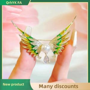 🔔🔔🔔QA Fashion Exquisite Angel Wing Brooches For Women Clothing Coat Jewelry Accessries Gift
