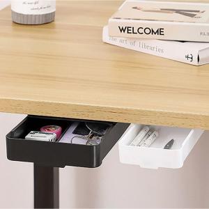 ลิ้นชักใต้โต๊ะ กาว 2 ด้าน ถาดเก็บของแบบสไลด์อิน อเนกประสงค์ ติดตั้งง่าย ไม่ต้องเจาะ