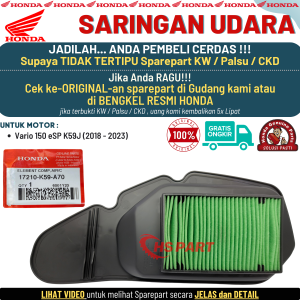 Filter Saringan Udara Vario 150 New LED Ori Original AHM Honda Genuine Parts