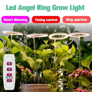 MIAOKA LED Grow Light 6W USB Red Blue Nature Plant Lamp Full Spectrum Lamp With 5-gears Dimming for Indoor Garden Plant Seedlings Home Flower Succulent