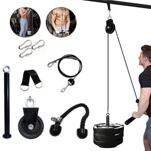 Fitness DIY set Gym Pulley Cable Machine Loading Pin Lifting Arm Exercise Equipment