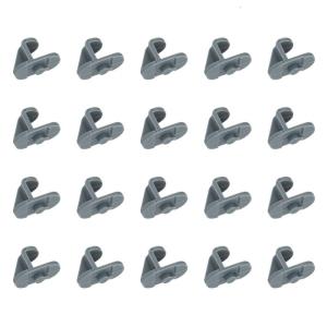 20Pcs Industrial Plastic Freezer Shelf Clips Reinforced Coolers Clips For Commercial Refrigerator Stability