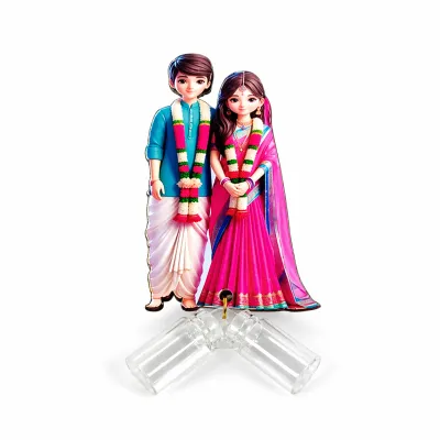 Traditional Decorative Haldi Kumkum Holder | Designer Pooja & Festive Accessory for Rakhi Diwali & Housewarming Gifts | Pack Of 1 Pc