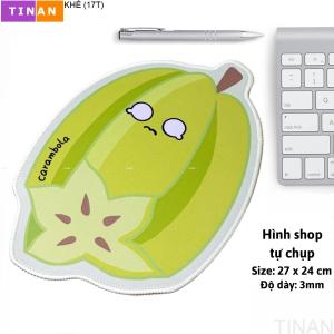 Lót Chuột Vải Hình Trái Cây Cute Cho Học Sinh Văn Phòng