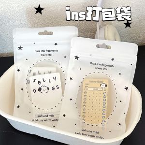 New Star Self-sealing Bag Gift Packaging Storage Bag Plastic Korean Simple Packaging Bag