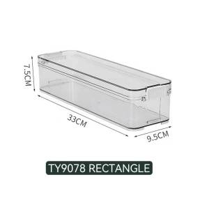 Refrigerator Stackable Food Clear House Cereal Storage Containers Storage Fridge Plastic Food Storage bins box-TY9077