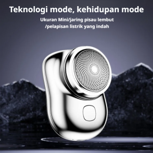 Mens Waterproof Electric Razor Usb Rechargeable Mini Razor Travel Portable Razor