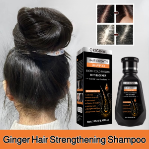 Ginger Hair Strengthening Shampoo Hair Growth Shampoo Anti-Hair Loss Shampoo Repair Damaged Hair
