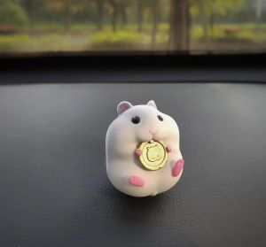 [Quà Tặng] Chuột Hamster Dễ Thương để Taplo Xe Hơi  Taplo Ô Tô  Bàn Làm Việc Bàn học