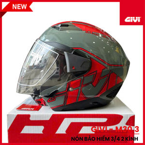 Mũ Bảo Hiểm 3/4 GIVI M30.3 2 Kính Siêu Tiện Lợi Mẫu Mới 2025 Bảo Hành Chính Hãng Lên Đến 12 Tháng