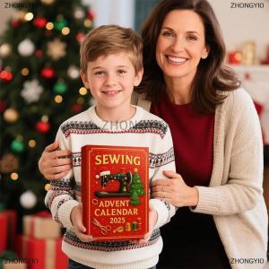 [COD] ZHONGYI0 Sewing Advent Calendar 2025 24-Day Christmas Countdown Box 2D Acrylic Festive Hanging Decoration