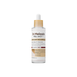 [Dr.Melaxin Official] Peel Shot Exfoliant Rice Ampoule 80ml (Rice + Niacinamide) : Gentle Exfoliation Glowy Smooth Skin