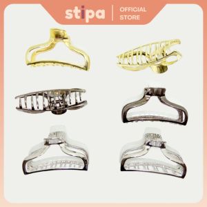 JEPIT SALON BESI BESAR 9 CM 2L / JEPITAN JEDAI RAMBUT HAIR CLAW MOTIF WANITA ANAK STIPPPA STIPPA