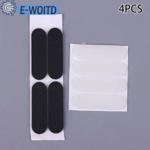 【E-WOITD】 แผ่นยางสีดำ4ชิ้นหนา1.8มม. กันลื่นมีกาวในตัวแผ่นป้องกันการกระแทกสำหรับตู้ฐานคีย์บอร์ด