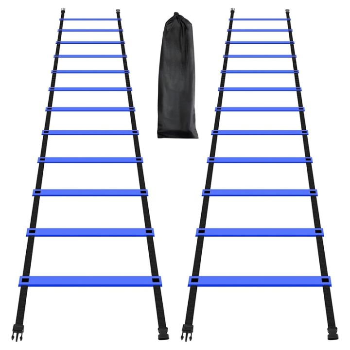 [jwerlyday]Speed Training Equipment Ladder with 12 Rungs, 20ft Length ...