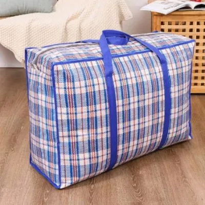 Laundry Bag Big Size Canvas Scratch Resistant Heavy Duty Waterproof Large Bag Eco Bag 蛇皮袋 搬家收纳袋 防水-COZII
