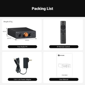 Fosi เครื่อง P3สัญญาณเสียงแบบเครื่องขยายเสียงบลูทูธ HiFi สเตอริโอพรีแอมป์วาล์วสุญญากาศพร้อมการควบคุมเสียงแหลมและเสียงเบสสำหรับลำโพงสำหรับที่บ้าน