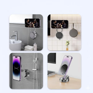 Giá Đỡ Điện Thoại Từ Tính Đa Năng Hút chân không 360 Độ Cao Cấp Dán Taplo/Bàn Làm Việc – Điều Chỉnh Góc Độ Linh Hoạt