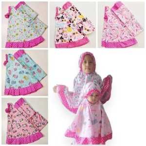 Mukena anak perempuan Terbaru/Mukena Anak/Mukena Anak Usia 4 Tahun/Mukena Muslim Anak/Mukena Karakter