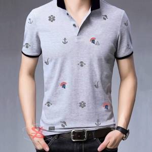SKNDV - PRIA LENGAN PENDEK POLO SHIRT PRIA KERAH TURNDOWN BAJU KAOS VERSI KOREA TREN ANAK MUDA MUSIM PANAS LENGAN PENDEK ATASAN KERAH MIKRO PAKAIAN PRIA PAKAIAN MOTIF ONEPIECE   Polo Shirt Baju Golf elyon Kerah Gerimis MaxCollection Hijau Maroon
