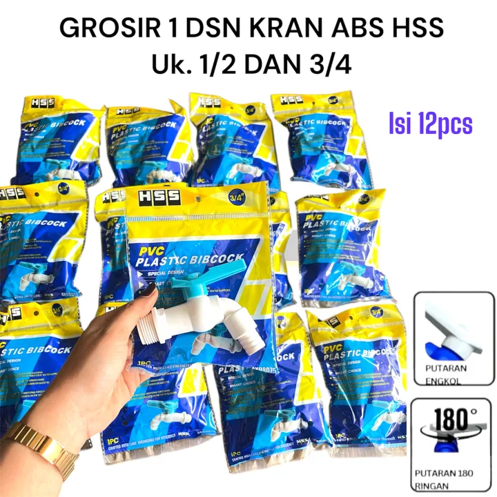 GROSIR!!%20Keran%20PVC%201%20BOX%2012%20pcs%20Model%20Engkol%201/2"%20DAN%203/4"%20Inch%20HSS%20-%20KRAN%20PVC%20HSS%20PUTAR%20KIRI%20KANAN%20-%20KERAN%20AIR%20TEMBOK%20-%20Image%202