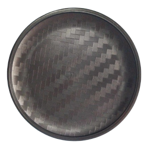16 Inch Diameter Black Plastic Bilao Tray Recyclable BPA-Free Durable Reusable 1 Pc / 3 Pcs Set / 6 Pcs Set