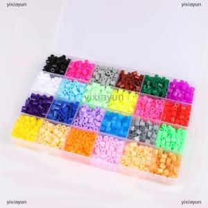 [COD] yixiayun 24 Colors 5mm Hama Beads Toy Fuse Bead for Kids DIY Handmaking 3D Toys