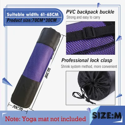 【Widen 80cm】Yoga Mat 12MM Thick With Bag+Rope Yoga Matt for Workout Non-Slip Exercise Men and Women