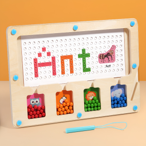 Jigsaw Toys Walking Beads Fine Movement Educational Toys Color Classification Numbers Magnetic