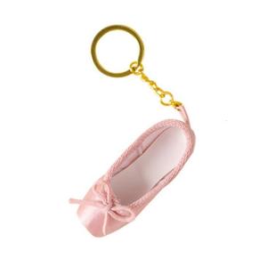Delicate Satin Pointe Shoes Keyring Mini Ballet Accessories Cute Keychain Charm Chain Bag Pendant for Dance Enthusiasts