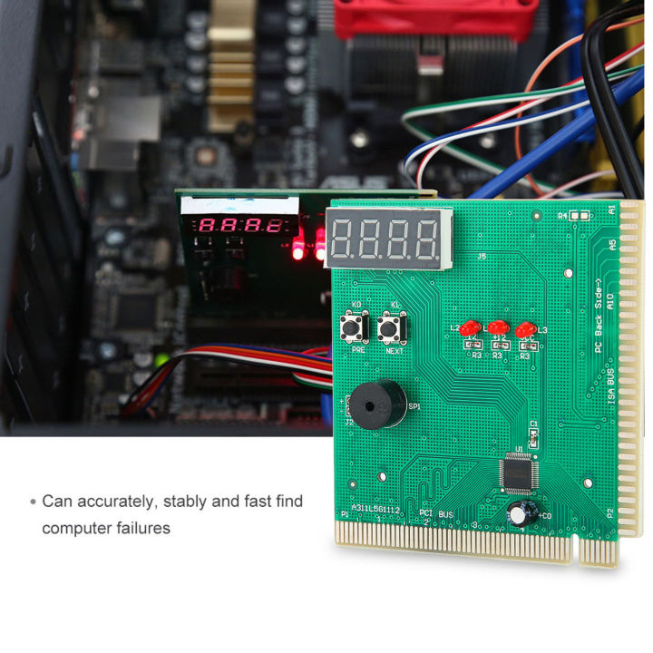 Pc Motherboard Diagnostic Card 4 Digit Card Pc Analyzer Computer