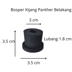 Karet Bosh Per Kijang Panther Karet Per Daun Kijang dan Panther Belakang Harga Per 4 Pcs