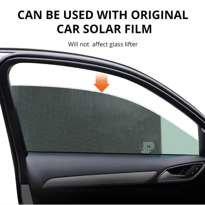 LucaSng 2PCS Car Sun Shade Side Window Cover UV Protection 42x38cm