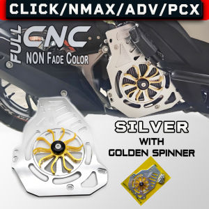 CNC Radiator Cover Full Alloy Thicker style For Click 125 V1/V2/V3 /NMAX 155/NMAX 2020/ADV