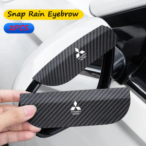 2Pcs Car Rearview Mirror Rain Cover for Mitsubishi X-pander Lancer Pajero L300 Triton L200 Galant Rain and Water Resistant Rearview Mirror Sun Shade