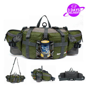 Leacat Outdoor Sports Waist Bag Hiking Cycling Climbing Waist pack Bicycle Pack Running Water Bottle Waterproof Nylon Mountain waist bag